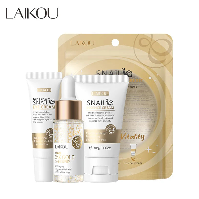 3-Delige LAIKOU Vitamin C Skin Care Set! Cadeautip !