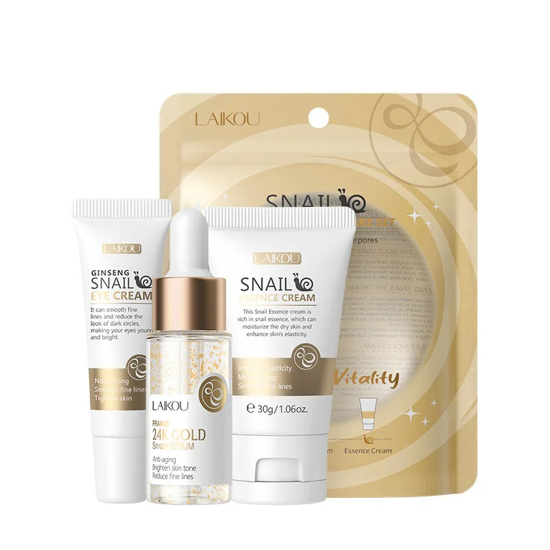 3-Delige LAIKOU Vitamin C Skin Care Set! Cadeautip !